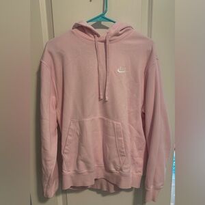 Nike Men's Sportswear Club Fleece Pullover Hoodie knits Light Pink